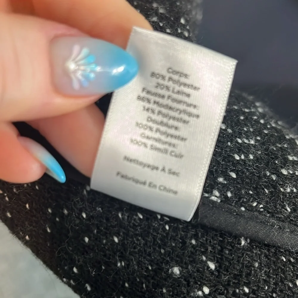 Talbots faux fur